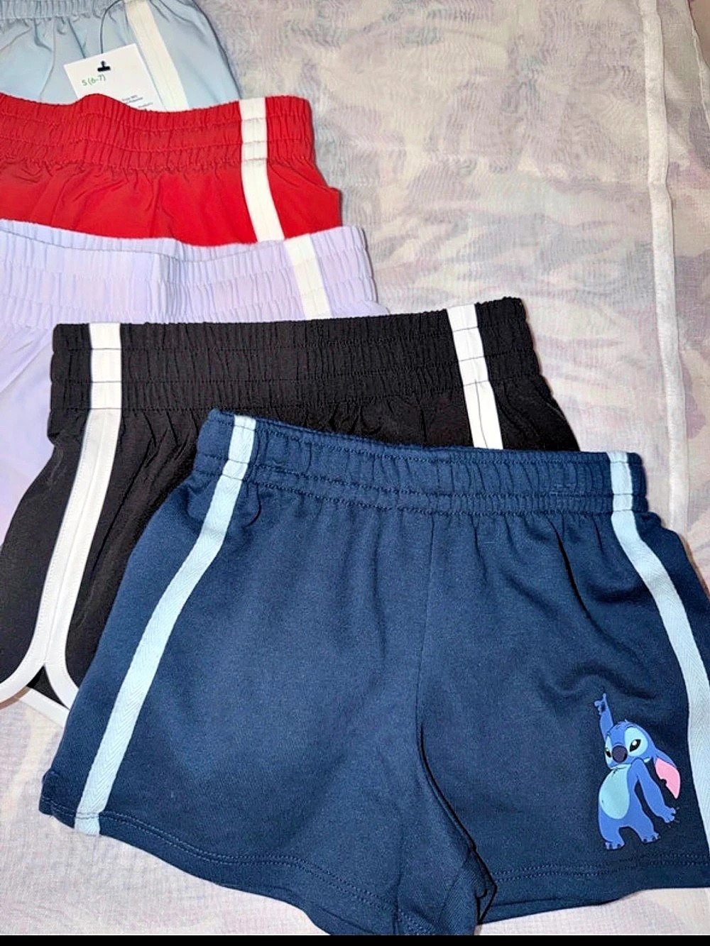 Athletic Works Boys Small Athletic Shorts 5-Pair Set